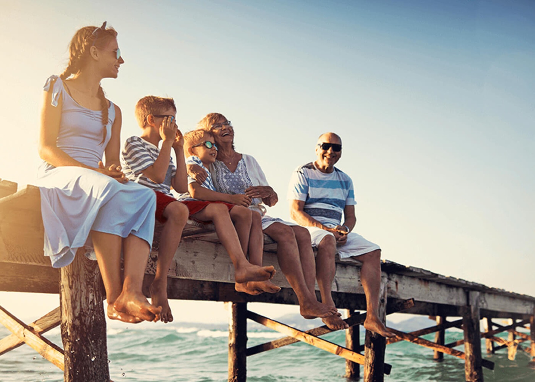 Family enjoying time together