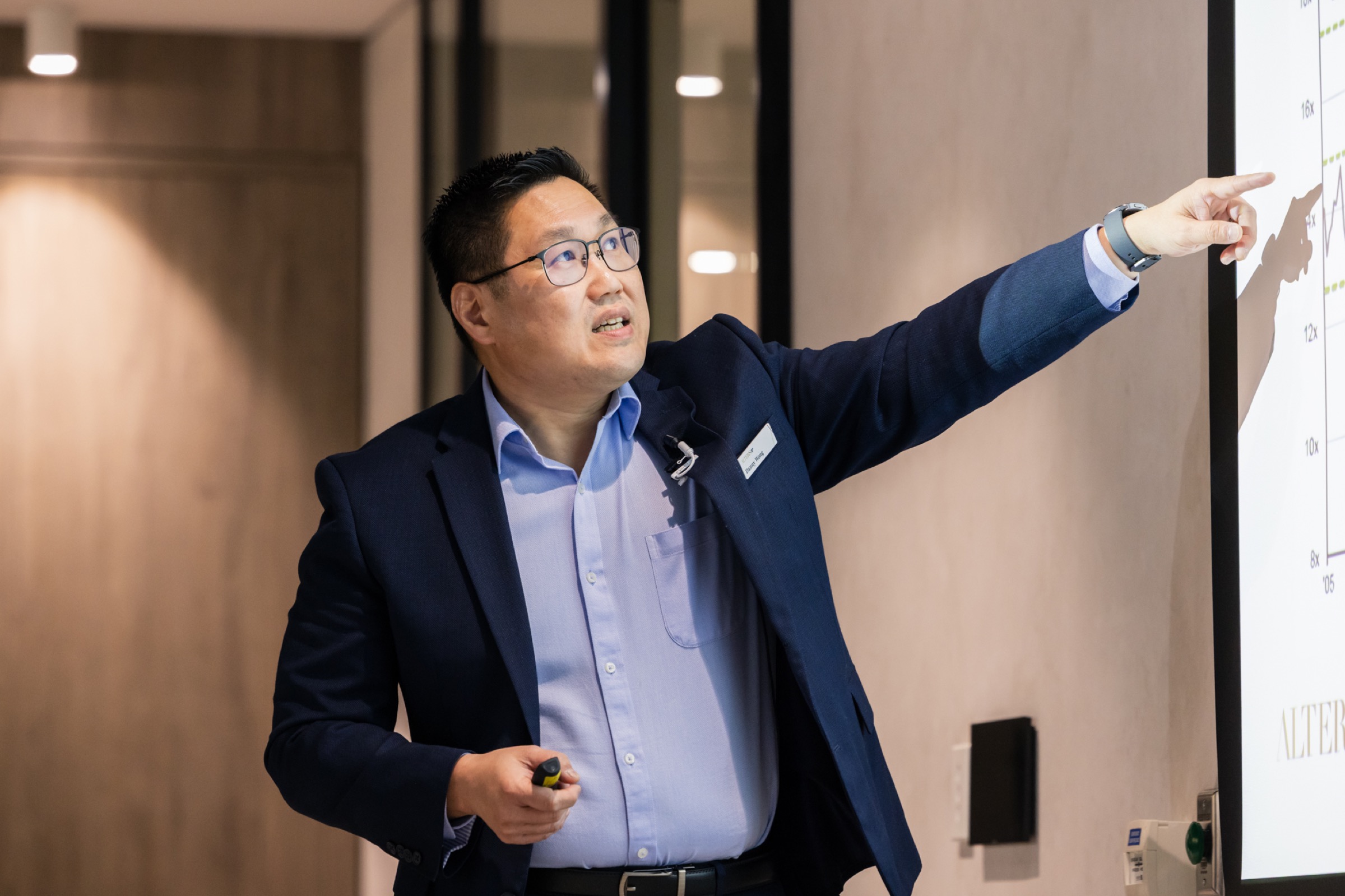 Danny Wong presenting Alteris investment research