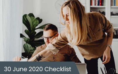 30 June 2020 Checklist