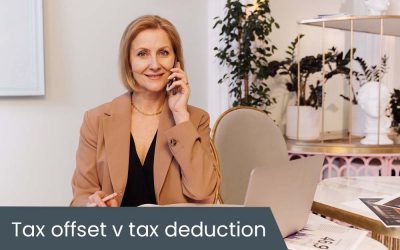 Tax offset v tax deduction: What’s the difference?