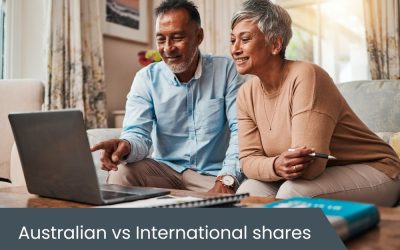 Australian vs International shares
