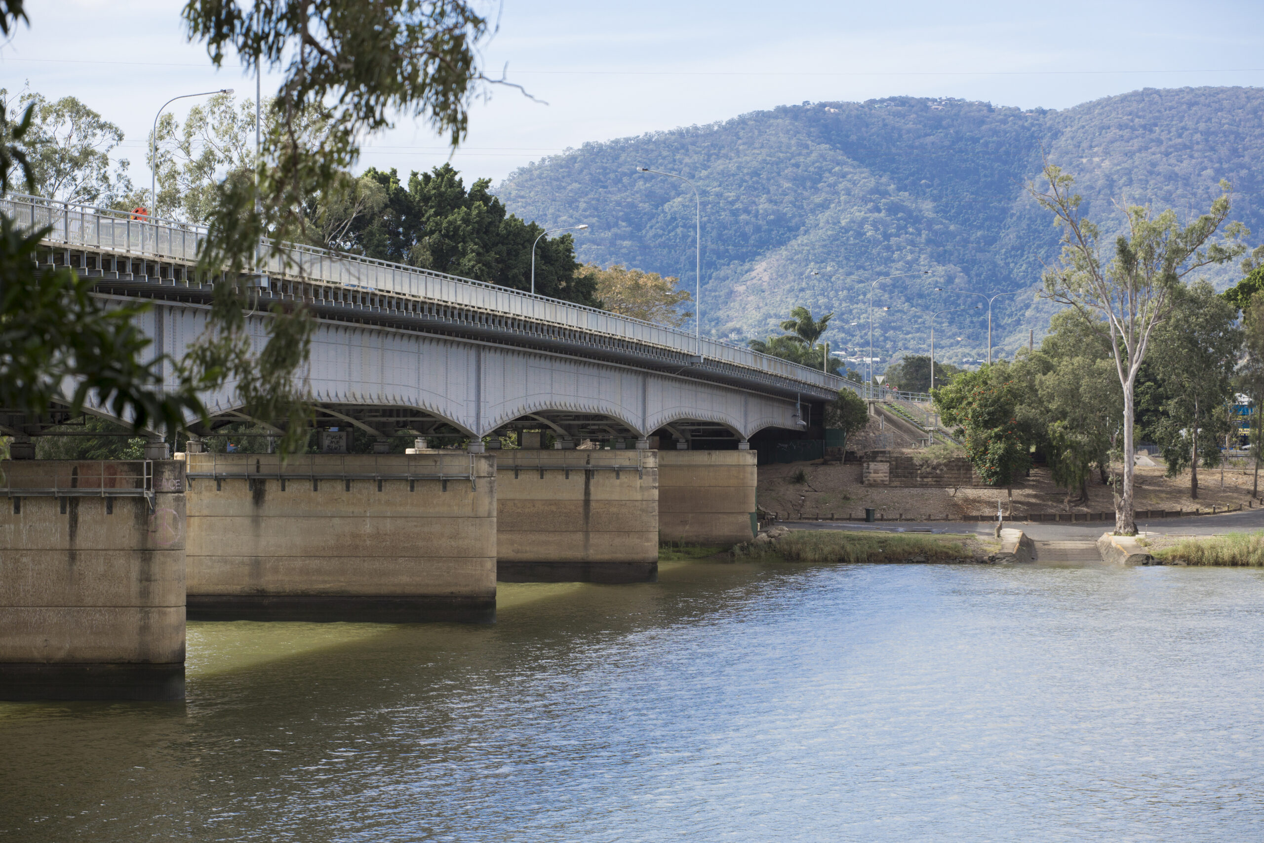 A bridge over the Fitzroy River in Rockhampton