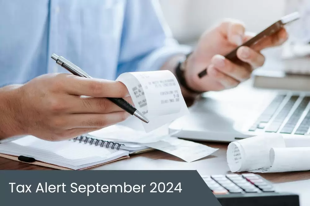 Tax Alert September 2024 Tax Alert September 2024