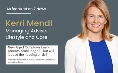In the Media: Kerri Mendl Explains Upcoming Changes to Aged Care Costs